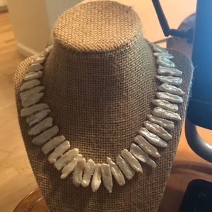 Biwa Pearl Necklace